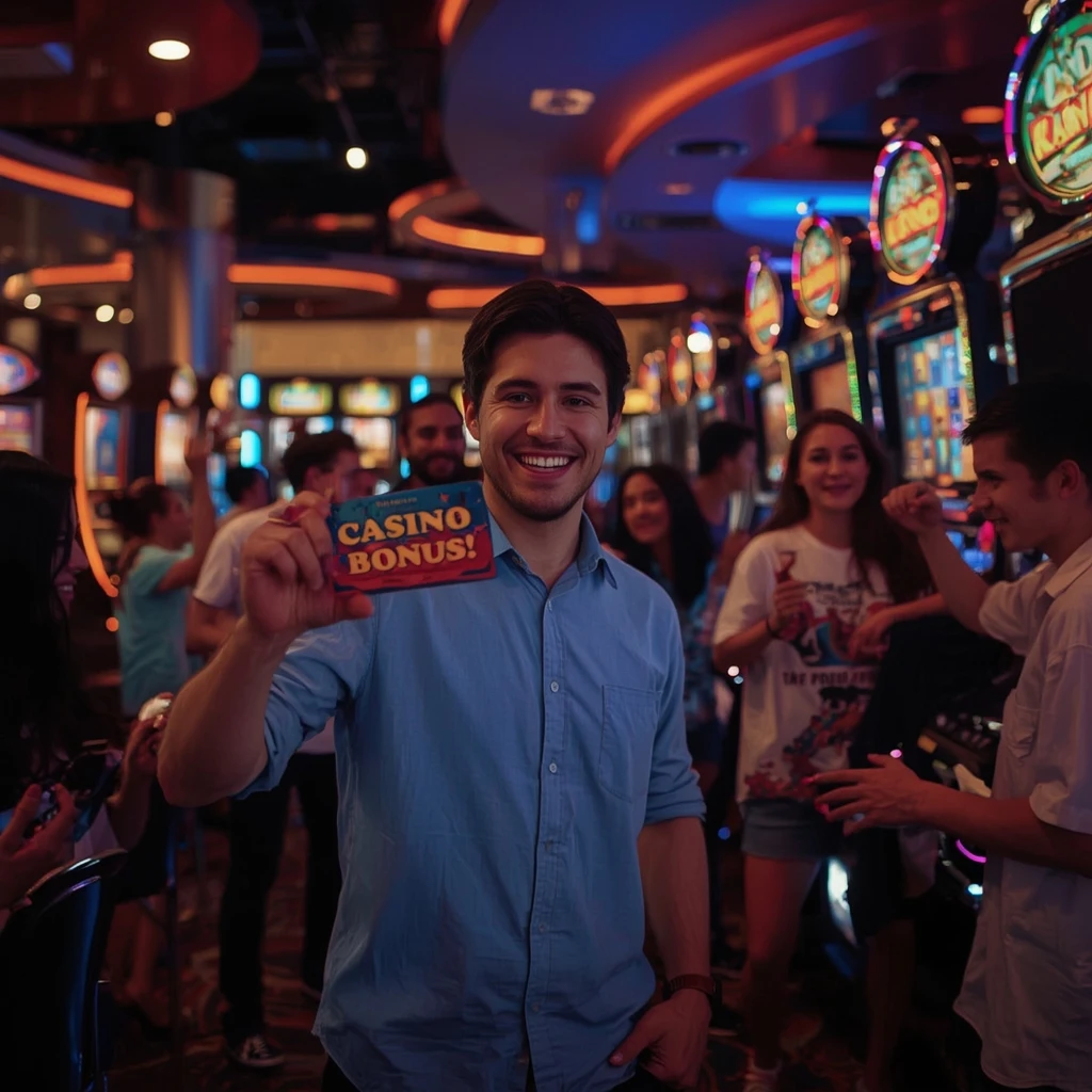 a person with a casino bonus CASHWIN CASINO