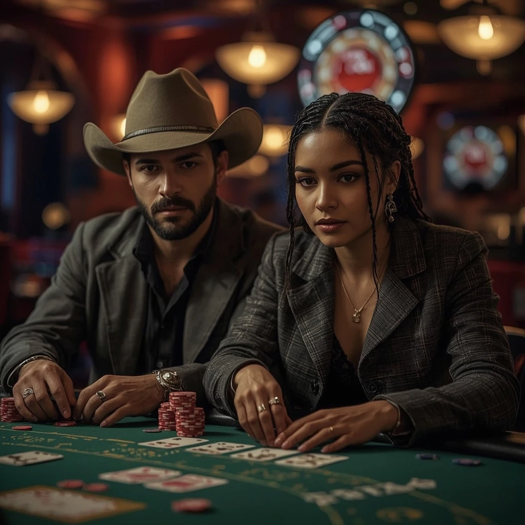 photo de deux joueurs de poker CashWin Casino