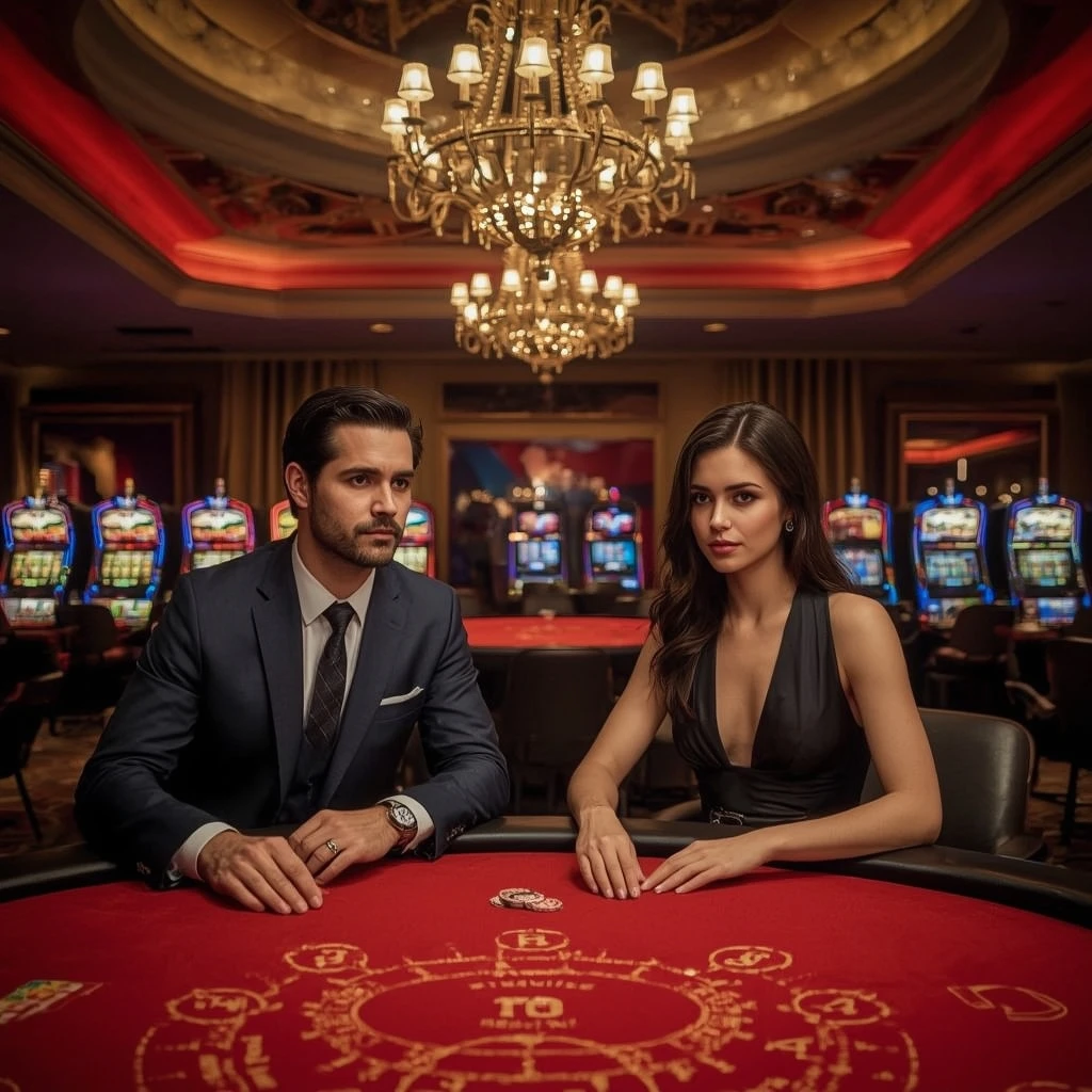 Deux joueurs de poker dans un CashWin Casino